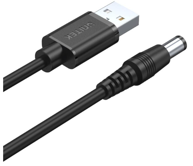 UNITEK USB - Wtyk DC 5.5/2.5mm 5V Y-C4046BK - 660382 - zdjęcie 3